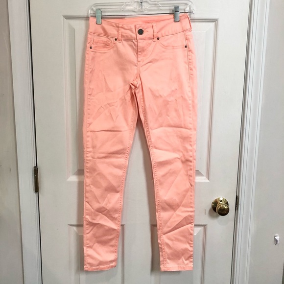Maurices Denim - Maurices XS Peach/Coral Jeggings NWOT